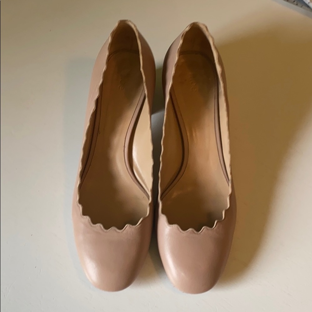 Chloe nude leather Lauren pumps size 40